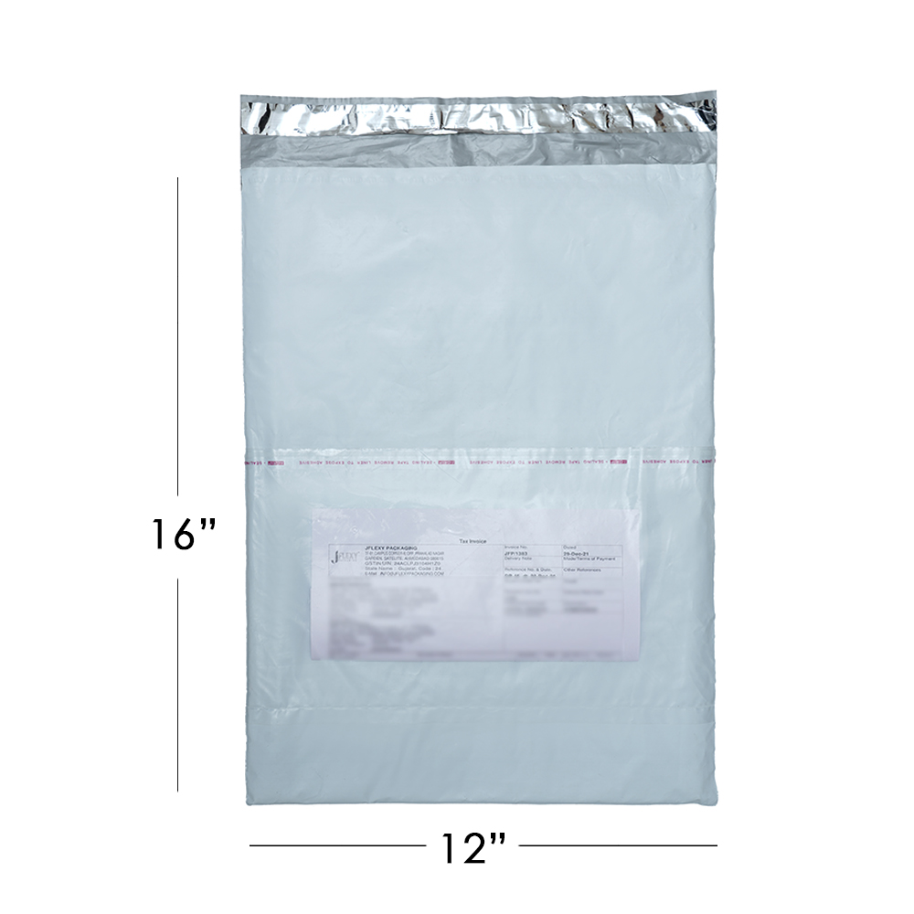 12×16 inch Bubble Courier Bag With Document Pouch – Pack of 100
