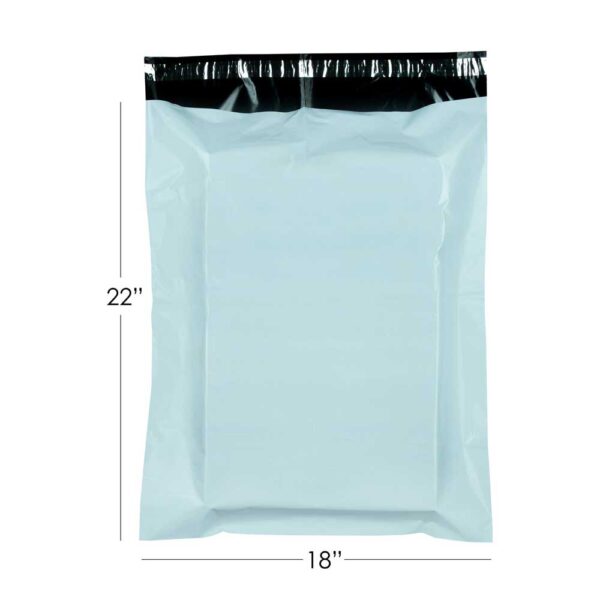 Jflexy Packaging 18x22 inch Plain Temper Proof Courier Bag Without Document Pouch - Pack of 100